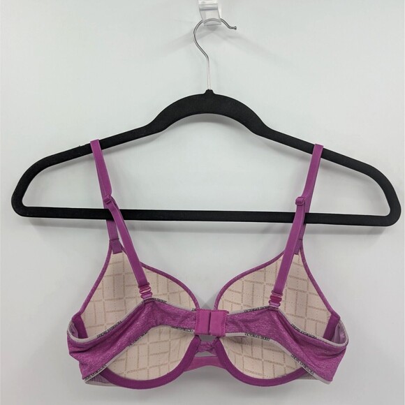 Victoria's Secret Bra 34B Violet Heather Padded Perfect Coverage - Picture 2 of 6